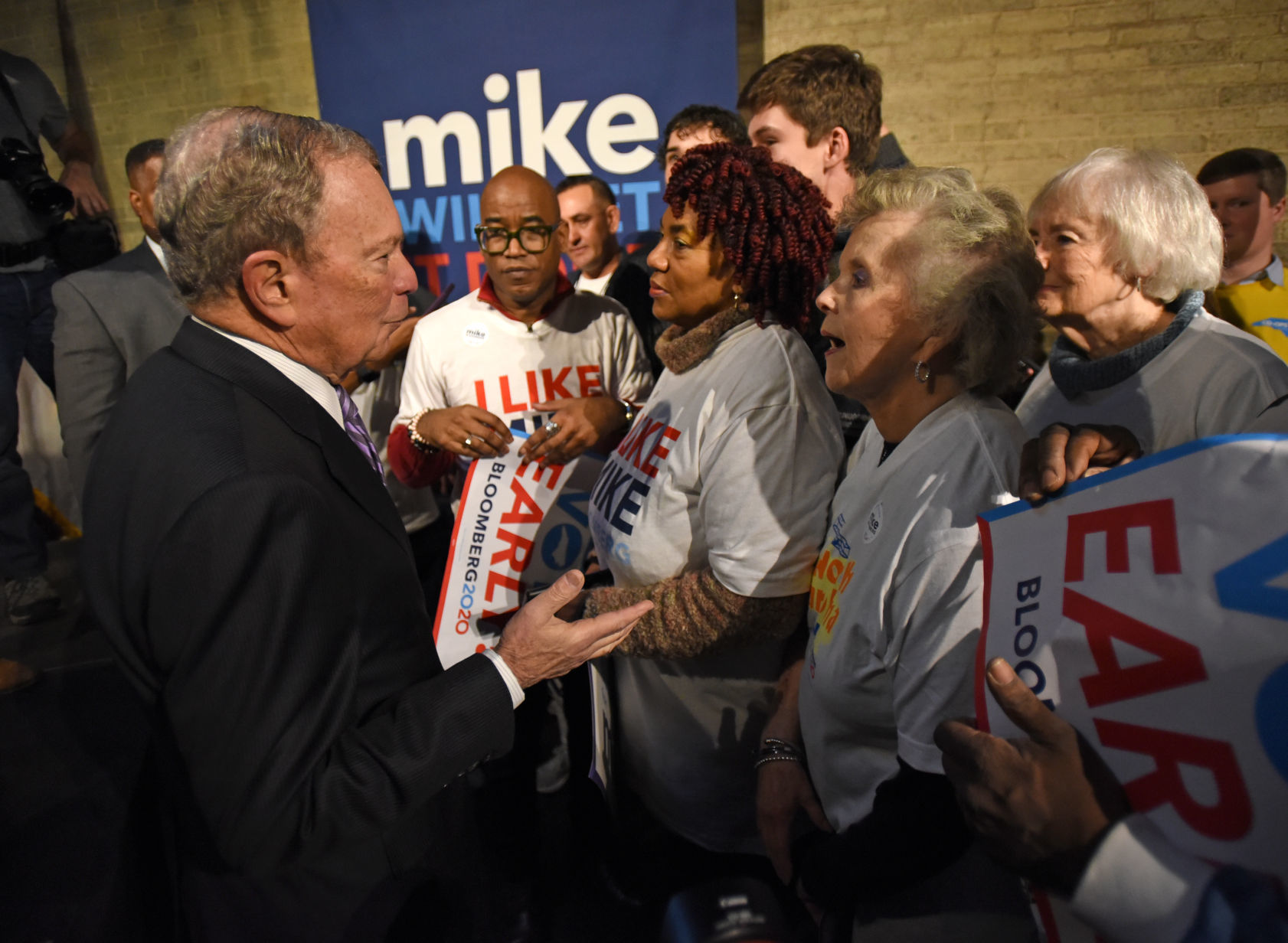 Election 2020 Bloomberg Winston-Salem